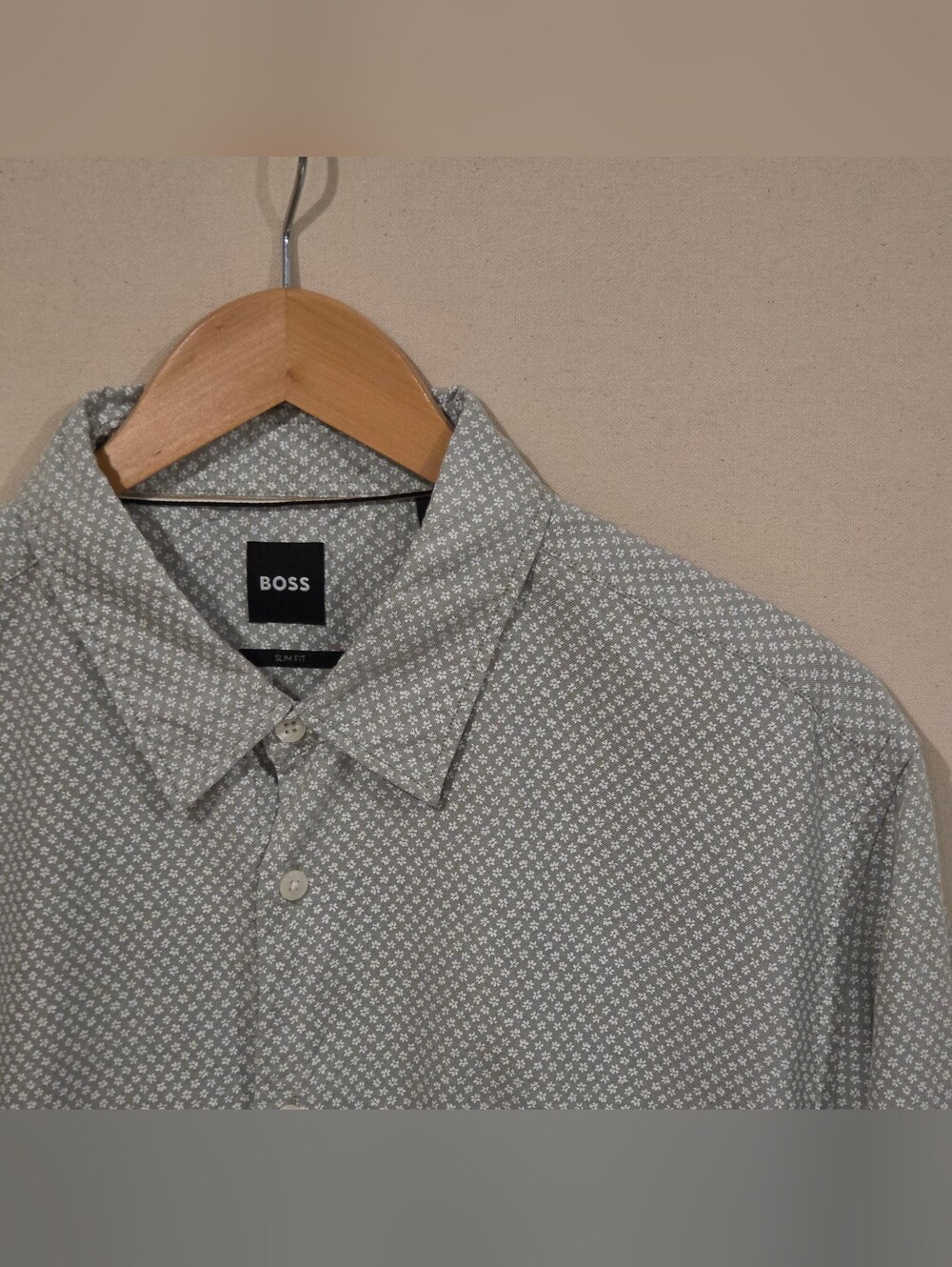 Hugo Boss Lyocell Floral Button Down XL